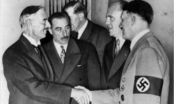 Chamberlain ontmoet Hitler 1938